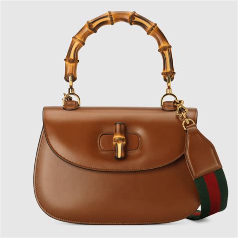 gucci 339547 bamboo libeccio large handbag max078481|Gucci bamboo bag 1947.